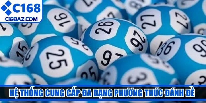 Hệ thống cung cấp đa dạng phương thức đánh đề online hấp dẫn